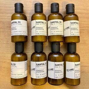 NEW Le Labo - Santal 33 shampoo travel size - Pack of 8